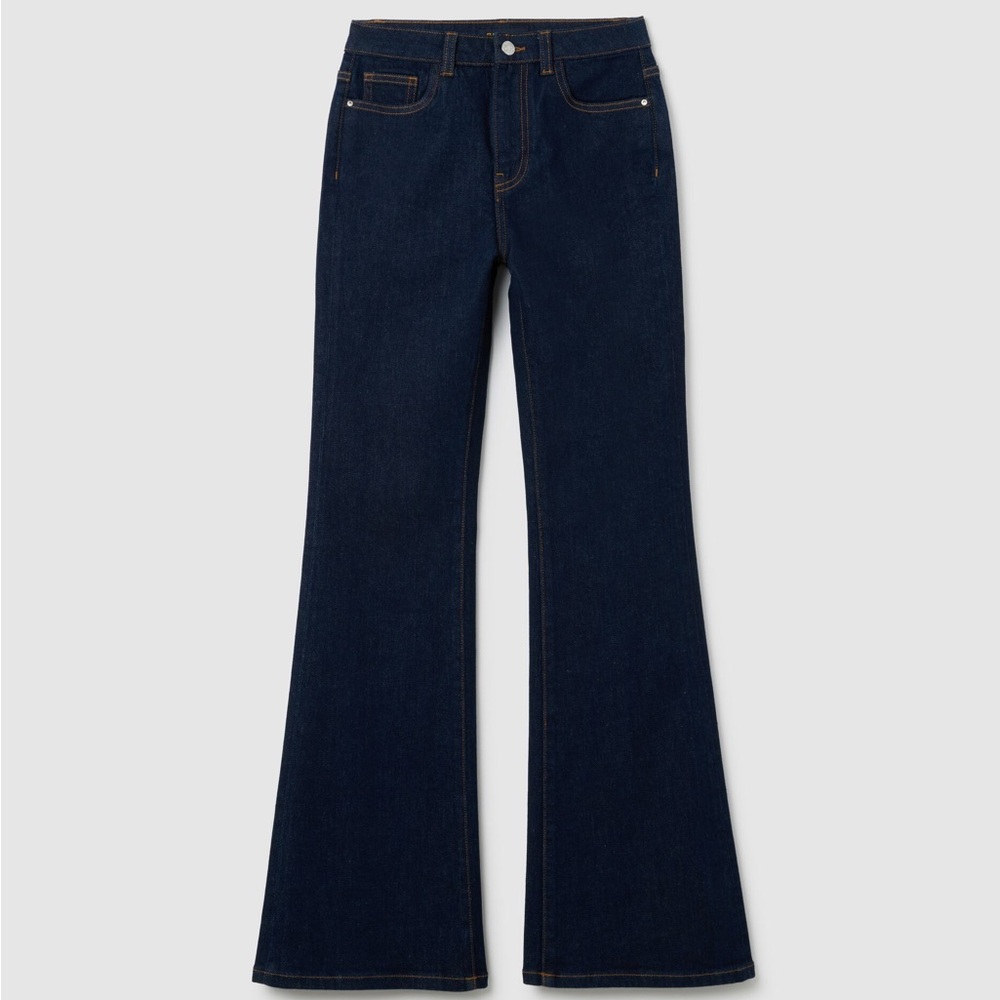 NWT Piombo Classic Flare Denim Jeans Size 6